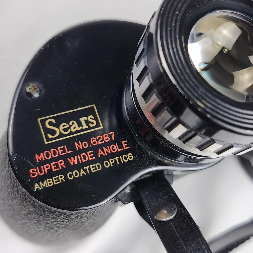 Rare Vintage Sears 6287 Super Wide Angle 7x35 Binoculars 12.5 BaK-4 JB146 Japan